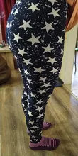 ARDLTME-Leggings informales con estampado de estrellas para mujer, pantalones de cintura alta, elásticos, ajustados, de talla grande, 2021