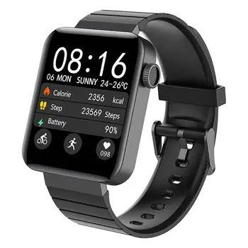 

New Square Smart Watch Bracelet APP Bluetooth Fitness Wristband Step Counting Calorie Weather Smart Band Waterproof Smartwatch
