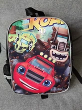 Blaze And The Monster-Mochila escolar para niños y niñas, morral ortopédico de dibujos animados