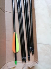 Target-Practice-Point Fiberglass Arrows Recurve Bow Compound Archery-Hunter Fletch Hunting