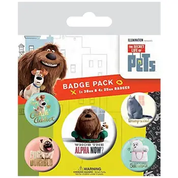 

Secret Life Of Pets (the) - Alpha (pin badges Pack)PYRAMID3.63