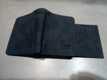 Cartera de cuero para hombre, tarjetero, monedero de mano, billetera corta esmerilada, bolsillo para monedas, 2020