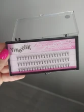 1 caja de 60 extensiones de pestañas 10 mechones de pestañas postizas, pestañas postizas a mano, pestañas al por mayor, envío gratis