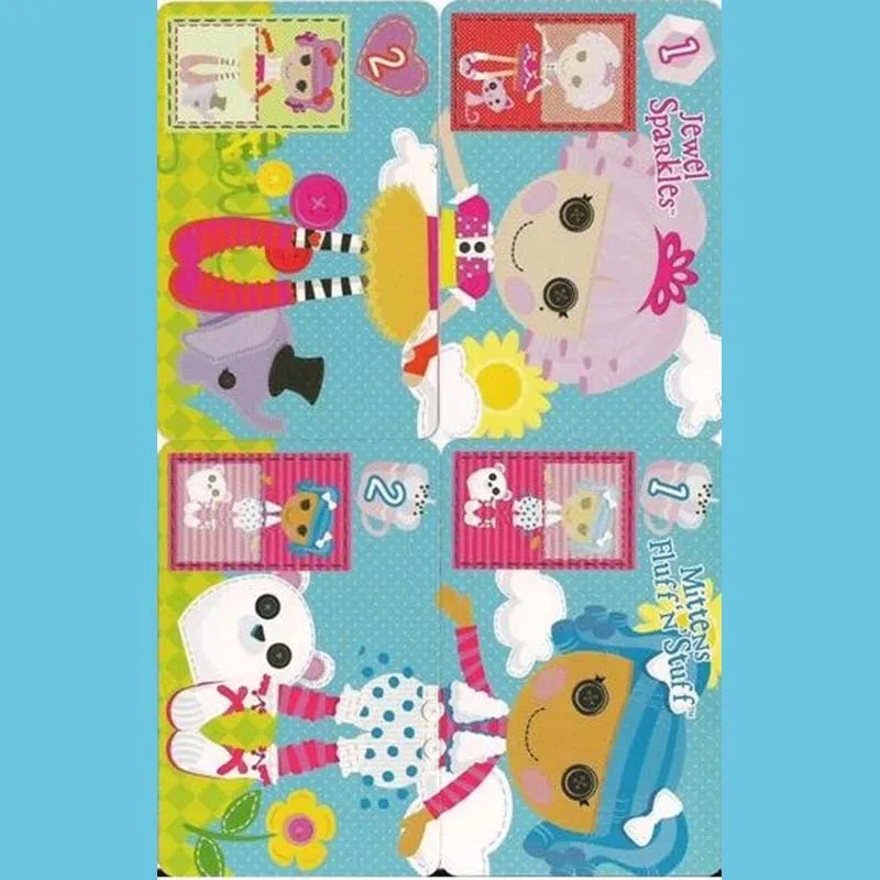 Fournier, 40 card child deck, Lalaloopsy, rag dolls, Puzzle