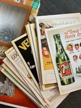 Juego de tarjetas de memoria de estilo clásico, póster famoso Vintage, tarjetas de felicitación, regalo de Año Nuevo, 32 unids/lote