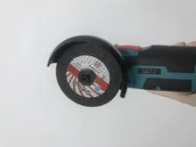 Minimáquina amoladora angular de 12V, 500W, sin escobillas, pulido con amoladora angular, con dos baterías, rueda de corte de diamante