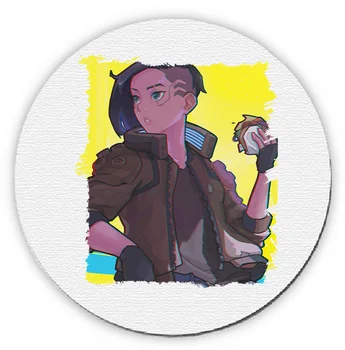 

ROUND GIRL SCIENCE FICTION mousepad raton