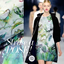 SO140 натуральный шелк органза/Morning Glory/шелковая ткань тутового шелка очень тонкий/ширина 1.53yd Толщина 6 мм/единица: метр