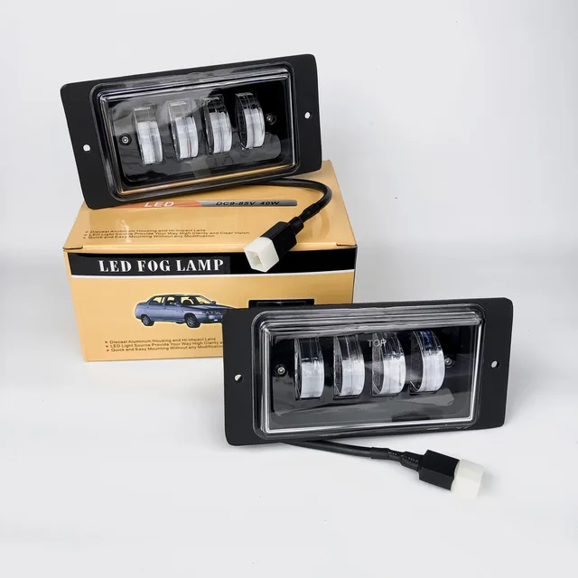 Led Fog Lamp, Lada 2110-2114, Led Fog Light, Anti-fog headlight, Salman, Sal-Man, Sal Man, Metal diode fog lamps VAZ 2110 2111 2112 2113 2114, Headlights, DRL, Running lights 12V 24V, leds, led lamps, Low beam, H3 Ordinary