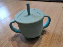 Fuente de alimentación de bebé, tazas para bebé, tazas para bebé, de silicona, a prueba de fugas