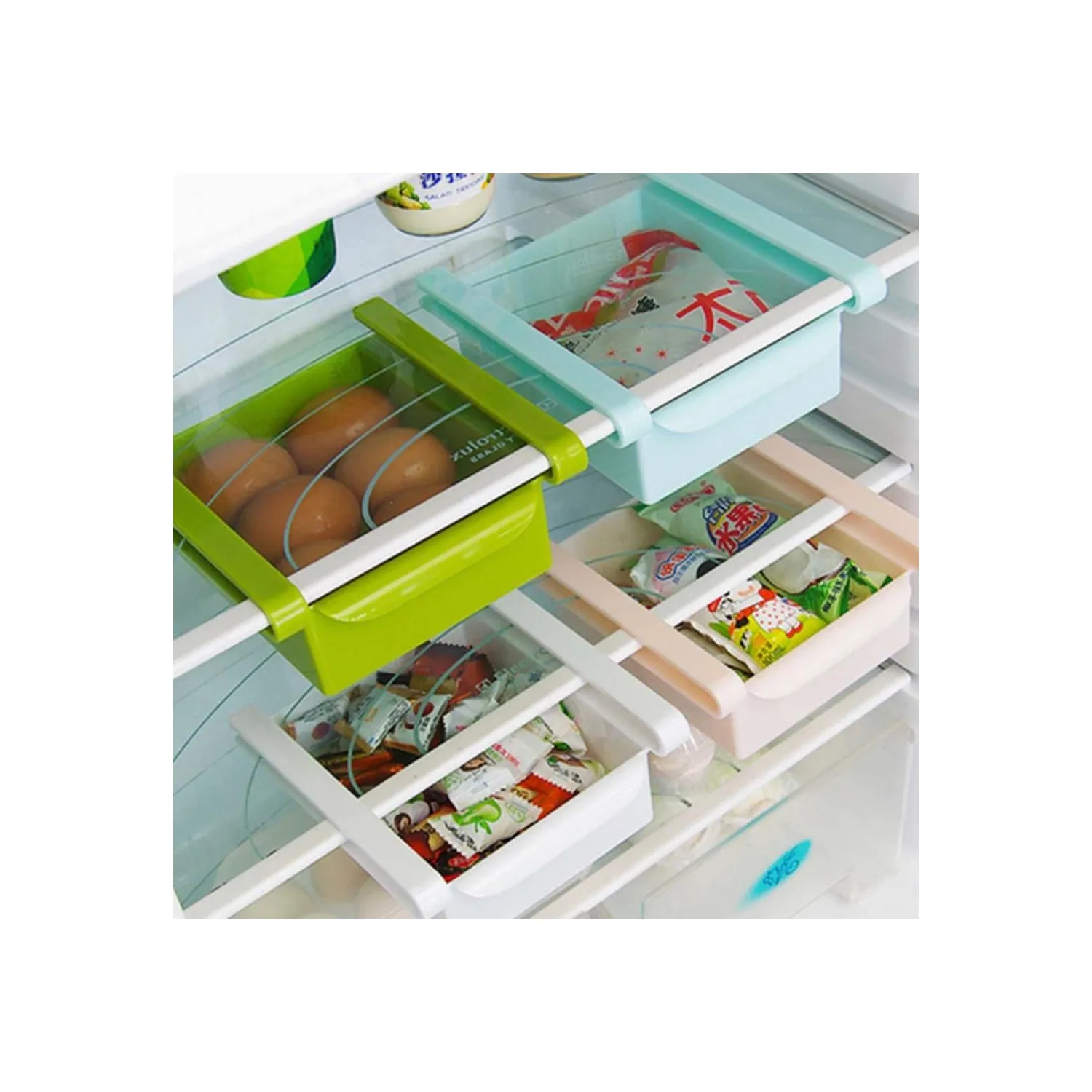 

Practical Snap-in Refrigerator Organizer Box Kitchen Refrigerator Organizer Storage Box Kitchen Food Container Plastic Storage
