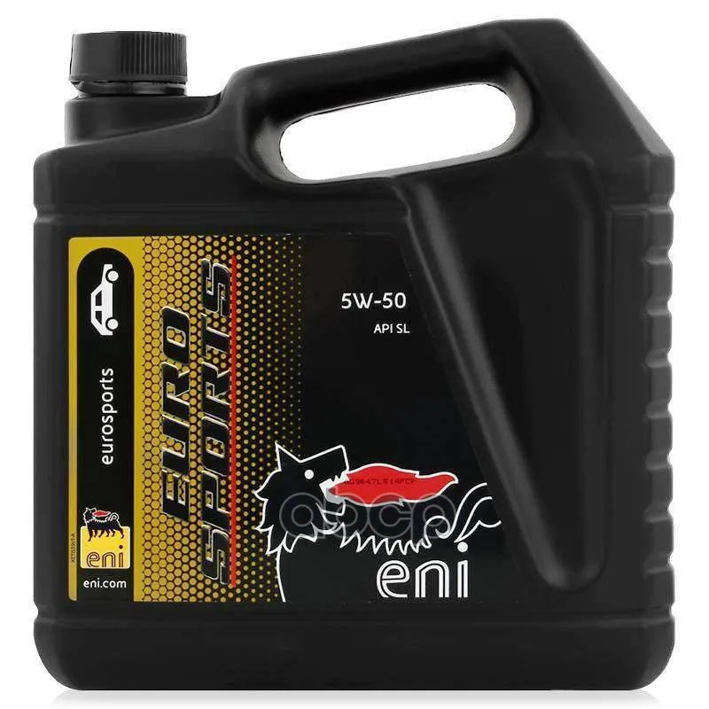 Масло Моторное Синтетическое 4л- Для Легковых Автомобилей Api: Sl(Уп.-6шт) Eni арт. ENI 5W50 EUROSPORT/4