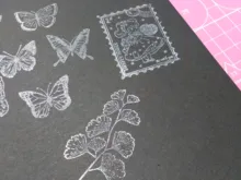 Almohadilla de silicona para álbum de recortes, suministros para diario creativos y coloridos metálicos de gran tamaño, 1 unidad