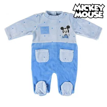 

Baby's Long-sleeved Romper Suit Mickey Mouse 74612 Blue