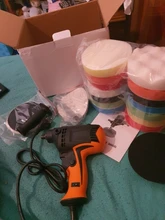 Pulidora eléctrica para coche, herramienta de pulido de muebles de automóvil, velocidad ajustable, 980W/700W/1580W