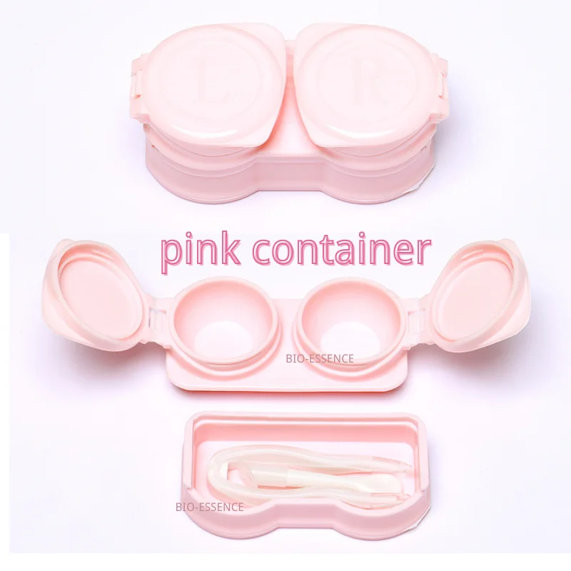 Pocket Mini Contact Lenses Box Travel Kit Lenses Container Stick Tweezer Contact Case contact lenses tools