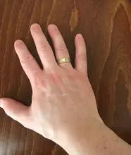 Nueva moda diseño sencillo 316 titanio Acero de hombres anillos amante pareja anillos alianza de boda de oro banda anillos para los hombres y las mujeres