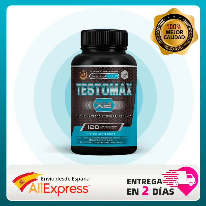Healthy Fusion | Powerful pure testosterone Booster | Andean and taurine Maca | Increases muscle mass, performance and Libido | Vitamins/Minerals | Caps