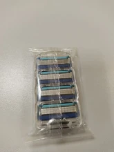4 unids/lote cuchillas de afeitar 5 capas de cuchilla de afeitar para Gilettee de energía de fusión de afeitar BladesFor Gillette Proglide máquina