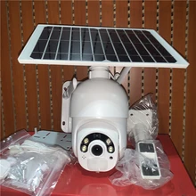 Cámara IP inalámbrica con tarjeta SIM 4G, 1080P, Solar, PTZ, WIFI, batería recargable integrada, videovigilancia de calle al aire libre