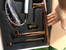 Sink Faucet Kitchen-Spring Tap Pull-Down-Spout Cold-Bath-Mixer Rose-Gold-Color Free-Rotation