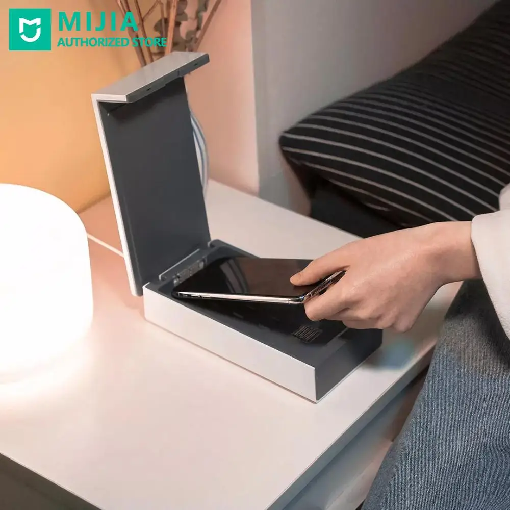 Xiaomi Adrtek Micro USB Cable 5V Mobile Phone Sterilizer Box UV Disinfection Lamp Ozone Generator For Charging Headphones | Мобильные