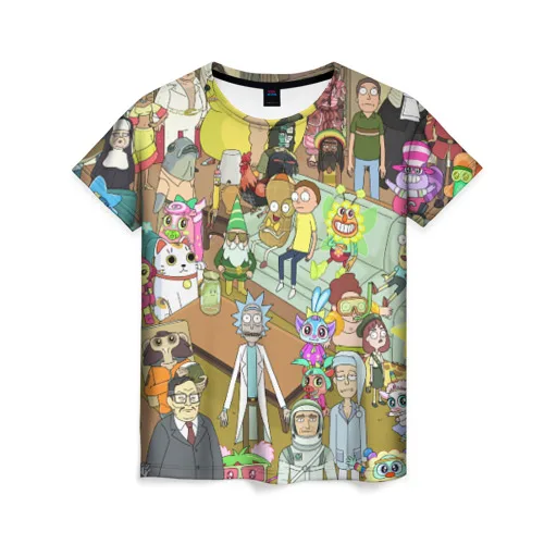 Женская футболка 3D Rick and Morty | одежда