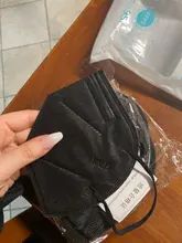 Máscara de respirador KN95 de varios colores, mascarilla FFP2 reutilizable, protectora para la boca, FFP2, FPP2, 5-100 Uds., color negro aprobado