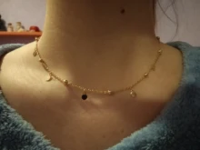 Collar de Gargantilla redonda geométrica de Plata de Ley 925 auténtica para mujer, joyería fina minimalista, accesorios para regalo