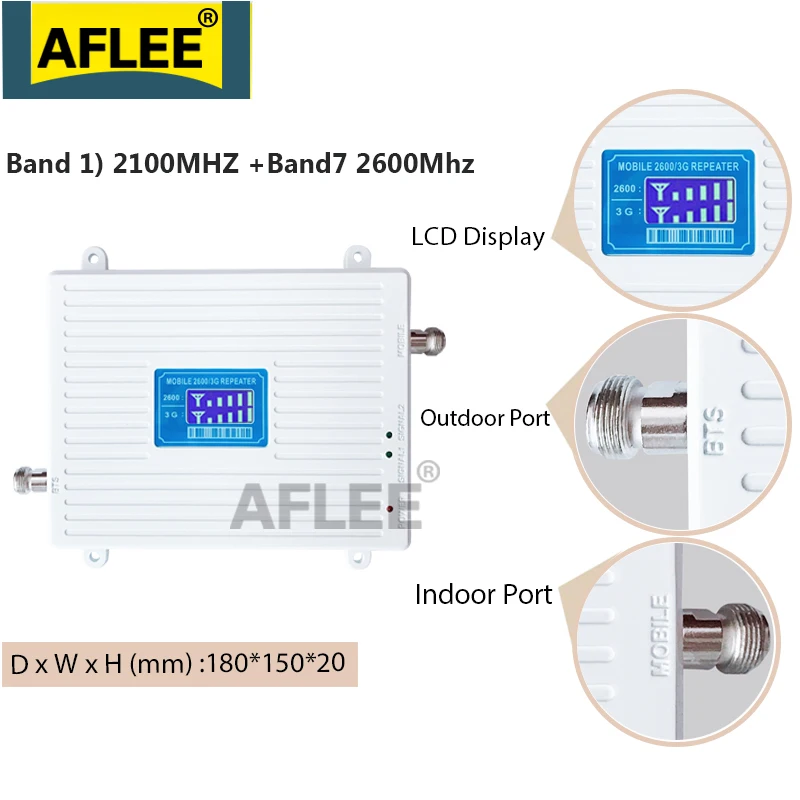 B20 800 1800 2100 2600mhz Cellular Amplifier 4G