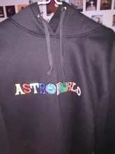 2020 TRAVIS SCOTT Astrodome Ojalá estuvieras aquí bordado Arco Iris carta hombres Sudadera con capucha para mujer de moda Hip Hop sudadera