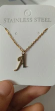 DOTIFI para las mujeres A-Z alfabeto carta colgante collares personalización collar de acero inoxidable Glamour joyas