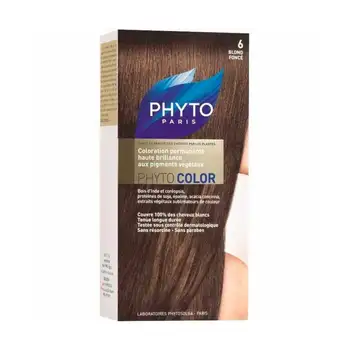 

Phyto Permanent Hair Color Treatment - 6- Dark Blonde Fast Shipping with Fedex