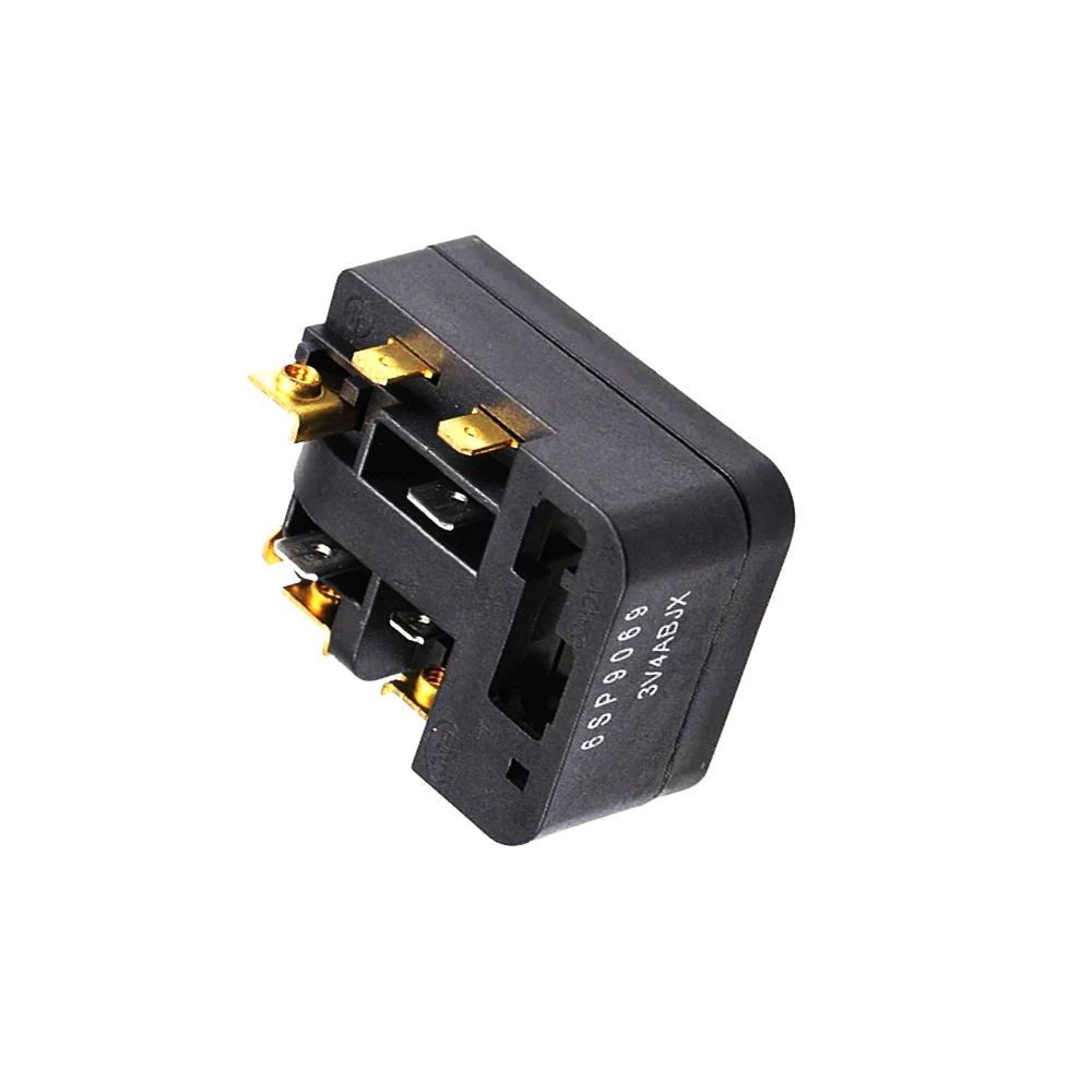 Relé De Arranque PTC ZHB35-120P15 BEU Para Compresor De Refrigerador, Protector De Sobrecarga, 2 Pines, 4 Pines, Pieza De Repuesto De Plástico Blanco