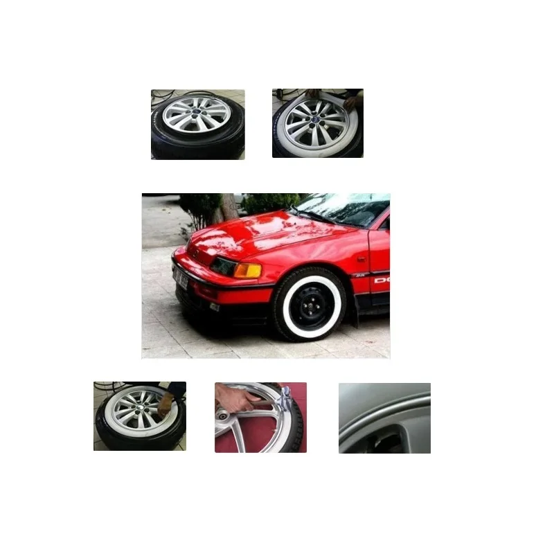 Tire accessorie​s ATLAS 16" white wall universal Wheels tyre insert trim set.