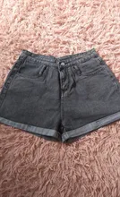 Pantalones vaqueros cortos coreanos para mujer, Shorts holgados de cintura alta, Harajuku, con cremallera, de talla grande, N0012, 2021