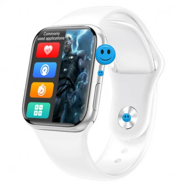 Smart watch M26 plus series 6 with wireless charging, smart bracelet with active 44mm screen button with 50 dials Smart watch M26 plus White