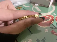 WANTME-Anillo de plata de primera ley con forma de sonrisa para mujer, sortija ajustable, cadena de eslabones de plata esterlina 925, estilo Hip Hop, Punk, 2021