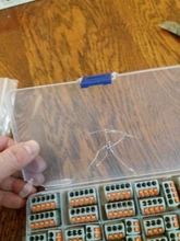 55 unids/lote 412, 413, 415, Conector de cable caja universal compacto bloque terminal de iluminación de conector de cable de 212, 214