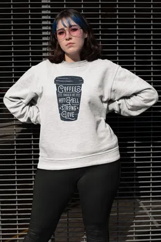 

Angemiel Wear Coffee Cup White Women Sweatshirts