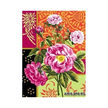 

Mrc1531-400 canvas with a pattern Margot 'шиповник' 40*50 cm