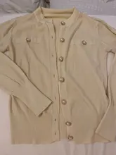 Cardigan Sweater Top Short-Coat Spring-Knitted Long-Sleeve Korean Casual Fashion Women