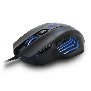 

MOUSE SPIRIT OF GAMER XPERT M500 - 8000DPI 4 LEVELS-7 BUTTONS-BACKLIGHT LED 7 COLORS-USB-CORD 1.8M-BLACK