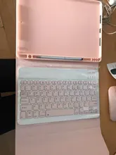 Para iPad 10,2, 2019, 2020, 9,7, 2017, 2018 5 6 7th 8th generación ratón de teclado caso para iPad aire 1 2 3 4 10,9 Pro 9,7 10,5 11 cubierta