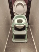 Asiento para orinal plegable para bebés, silla con respaldo de entrenamiento, con escalera para dar pasos, taburete para niños y niñas, inodoro seguro