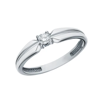 

Gold ring with diamonds sunlight sample 585