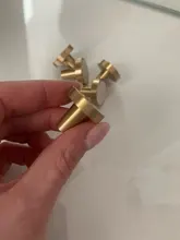 Hooks Furniture-Knobs Shell-Nordic Bathroom Kitchen Brass Gold KAK Pastoral Hallway Wall