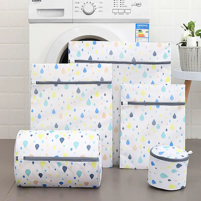 Bolsas para lavar calcetines y sujetador, ropa interior de malla con cremallera, bolsa para lavar lencería, Kit de lavado de ropa sucia