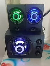 Altavoces de combinación para ordenador barra de sonido envolvente para PC y TV 2021 LED AUX USB con cable inalámbrico Bluetooth sistema de Audio para cine en casa altavoces bluetooth parlante altavoz home theater