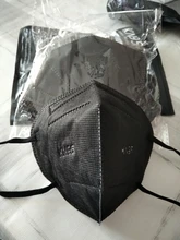 Máscara facial y para la boca FFP2, mascarilla con filtro 200 fp2, antipolvo, estándar de la UE, 5-95% Uds., envío rápido, color negro o blanco